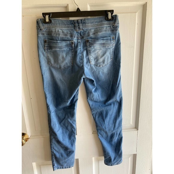 Women’s Democracy Blue Jeans AB Technology Stretch Slimming Size 10 Straight - Picture 5 of 8